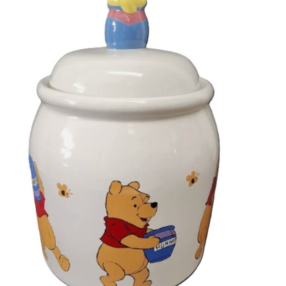 New in Box Treasure Craft Winnie The Pooh Cookie Crock #400-171 - Picture 6 of 7